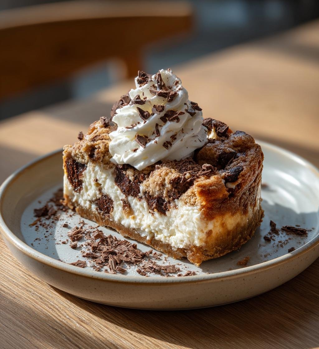 Cookie dough-cheesecake med chokladbitar – Enkel och Krämig Dessert