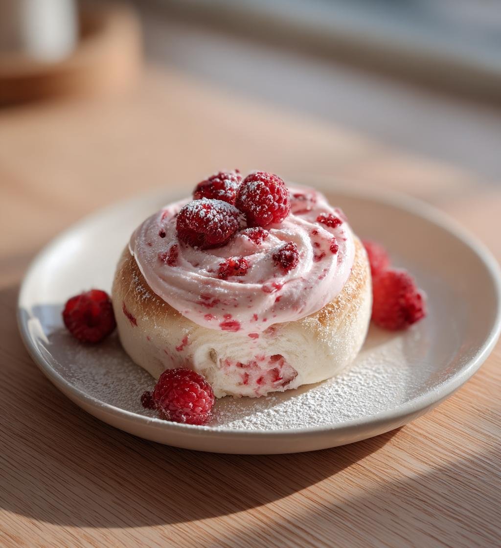 Hallonsemlor med syrlig hallongrädde – Enkel och god dessert