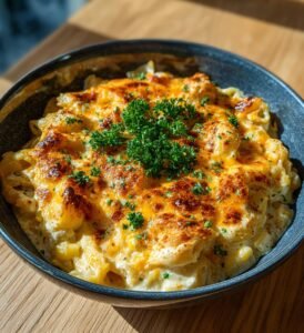 Tonfiskpastagratäng med majs och cheddar