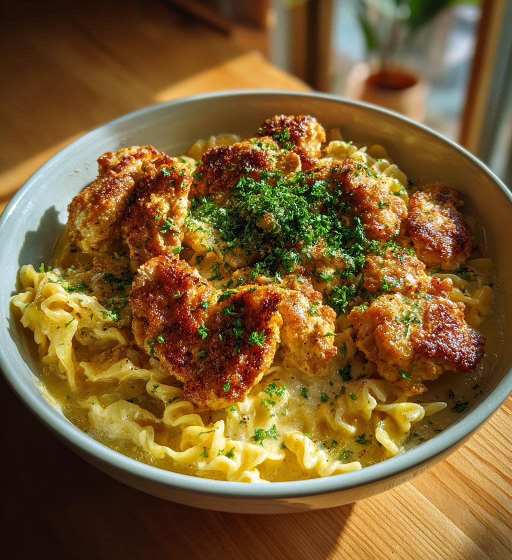 Citronkyckling med parmesan och krämig pasta – Snabb och God middag