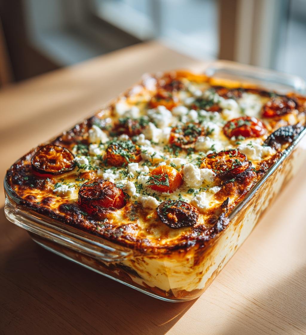 Linsmoussaka med aubergine, tomat och fetaost - Enkel och God - steg för steg