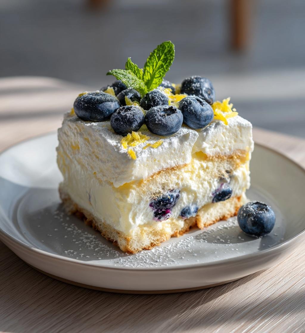 Blåbärs- och citrontiramisu med mascarpone – Enkel och God Dessert - steg för steg