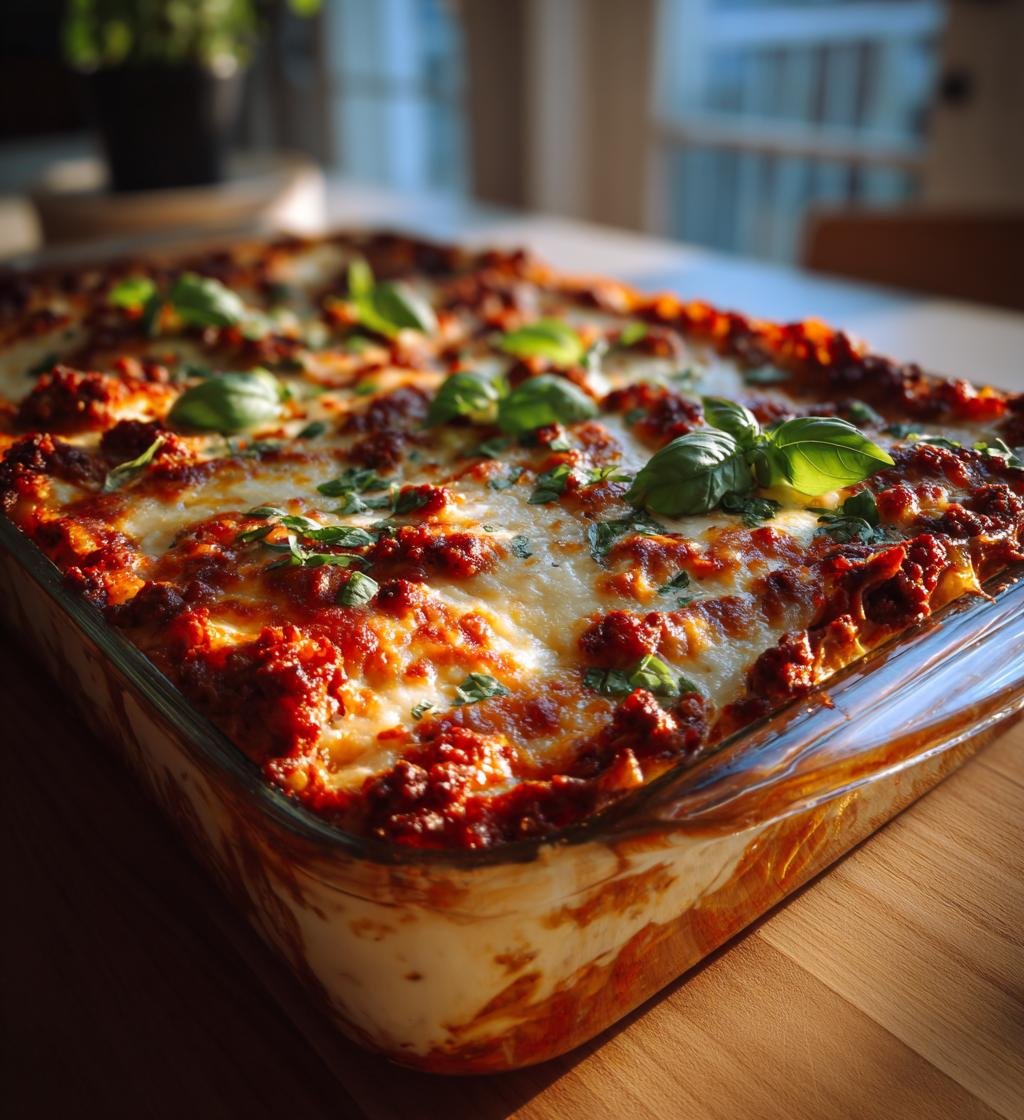 Blomkålslasagne med köttfärs och mozzarella – Enkel och Krämig - steg för steg