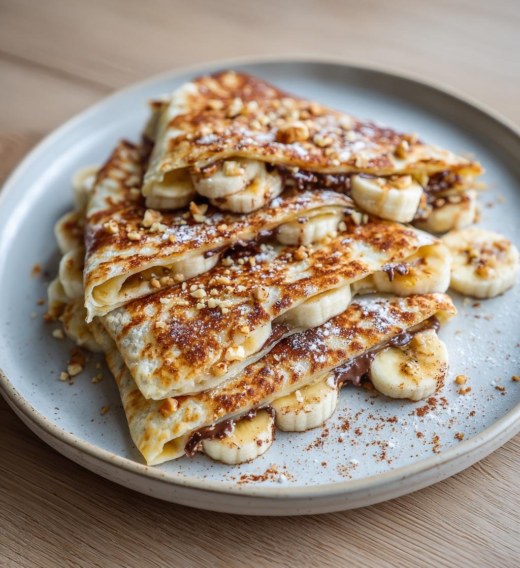 Choklad- och bananquesadillas med kanel – Enkel och God rätt