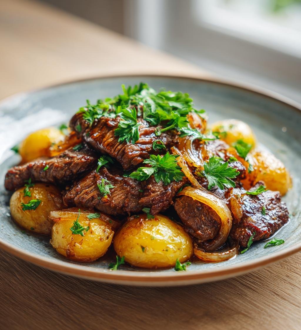 Sjömansbiff med lök och potatis – En God Hemlagad Rätt - steg för steg