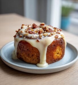 Kanelbulleblondies med färskostglasyr