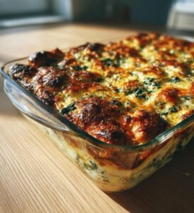 Krämig kycklinglasagne med spenat och mozzarella
