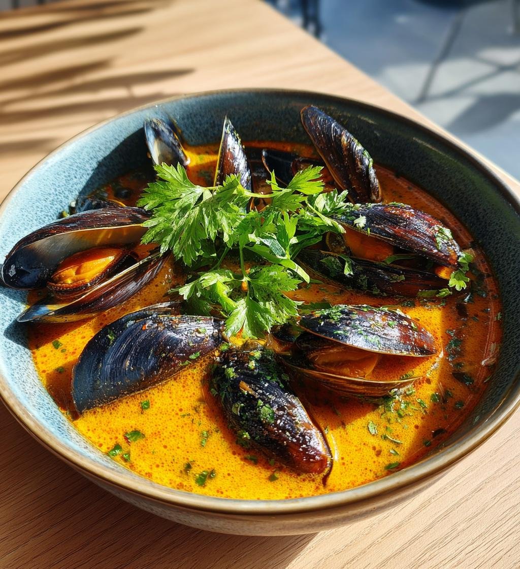 Krämig musselsoppa med saffran – Enkel och god skaldjursrätt - steg för steg