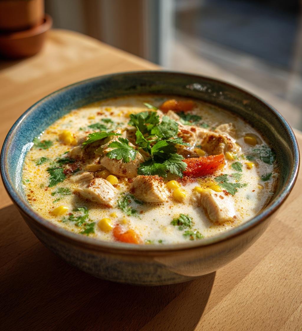 Krämig tortillasoppa med kyckling och majs – Enkel och God