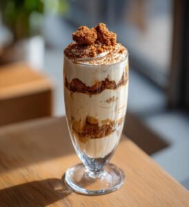 Biscoff-tiramisu i glas