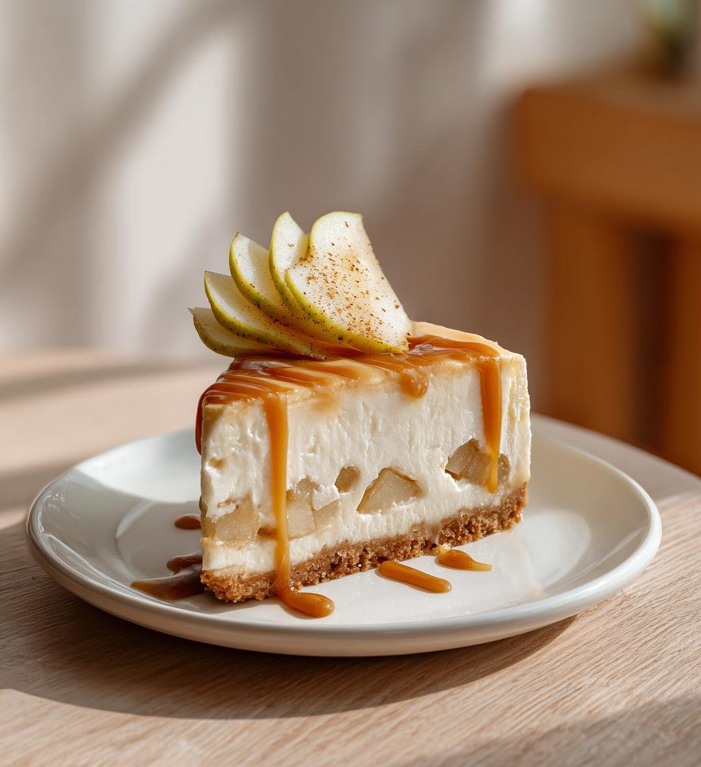 Päroncheesecake med kardemumma och karamellsås – En krämig efterrätt - steg för steg