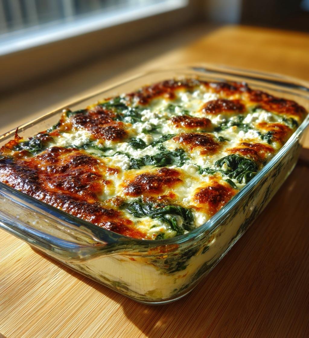 Krämig spenatlasagne med ricotta och fetaost – Enkel och God! - steg för steg