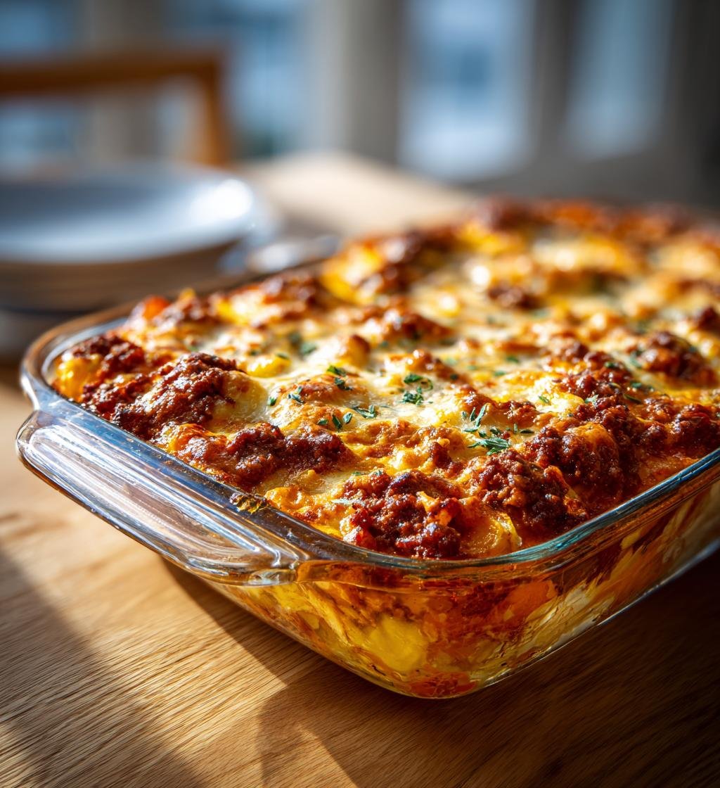 Sötpotatisgratäng med köttfärs och ost - Krämig och Enkel