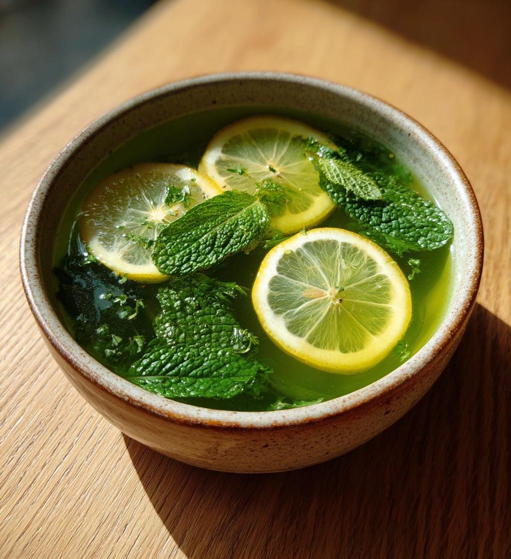 Vårgrön ärtsoppa med citron och mynta – Enkel och God Recept