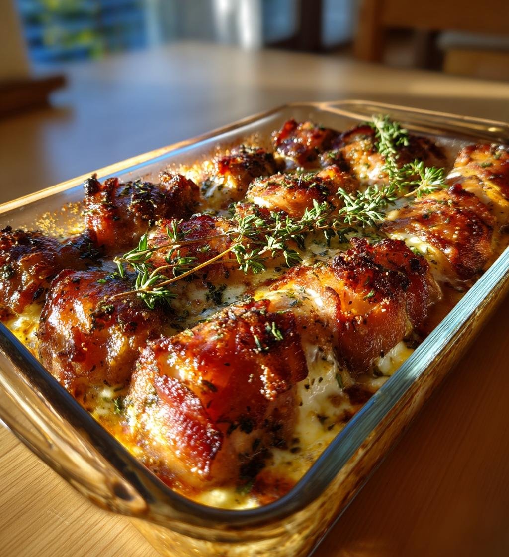 Kycklingfilé med brie, bacon och honung i ugn – Enkel och God middag - steg för steg