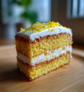 Citron- och marsipantårta till påsk
