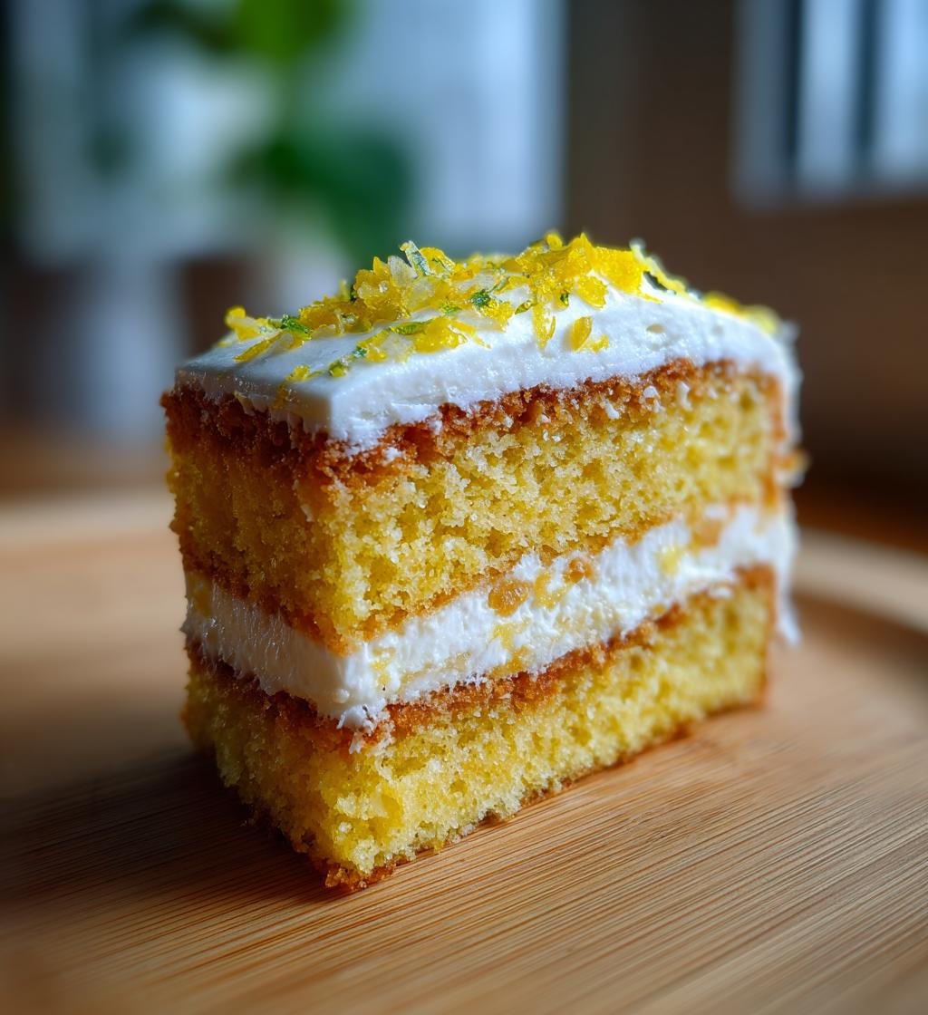 Citron- och marsipantårta till påsk - Enkel och god recept! - steg för steg
