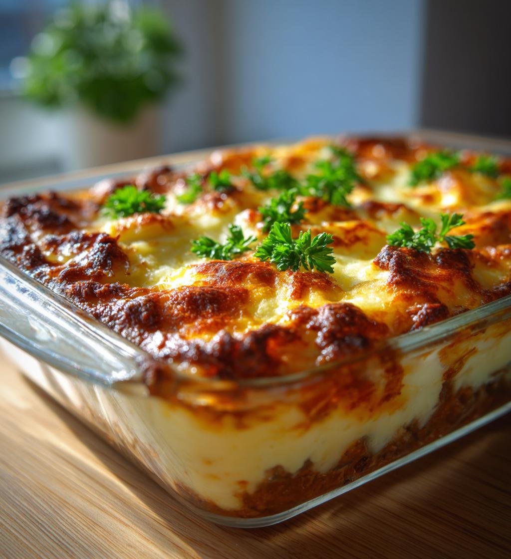 Bolognesepaj med fluffigt potatismoslock – Enkel och God middag