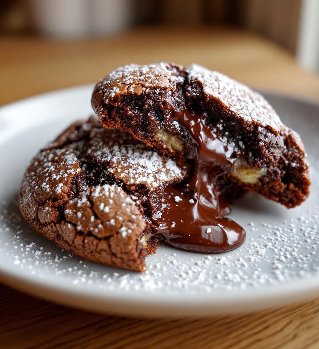 Chokladcookies med flytande chokladkärna – Enkel och God Gökknäck