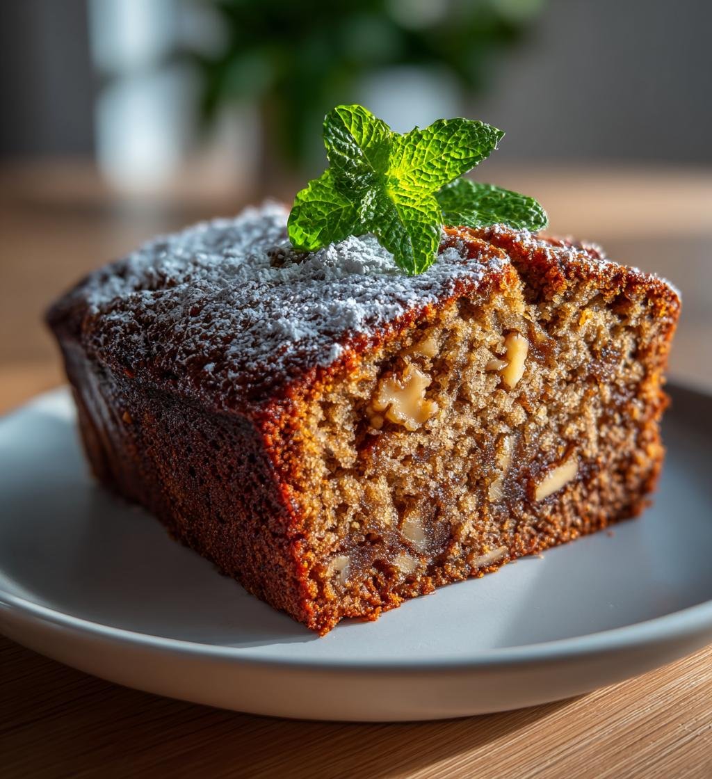 Saftigt bananbröd med valnötter – Perfekt och Nyttig Bakning