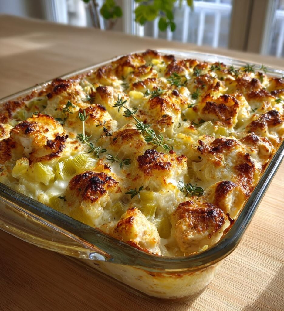 Kyckling- och potatispaj med purjolök och timjan