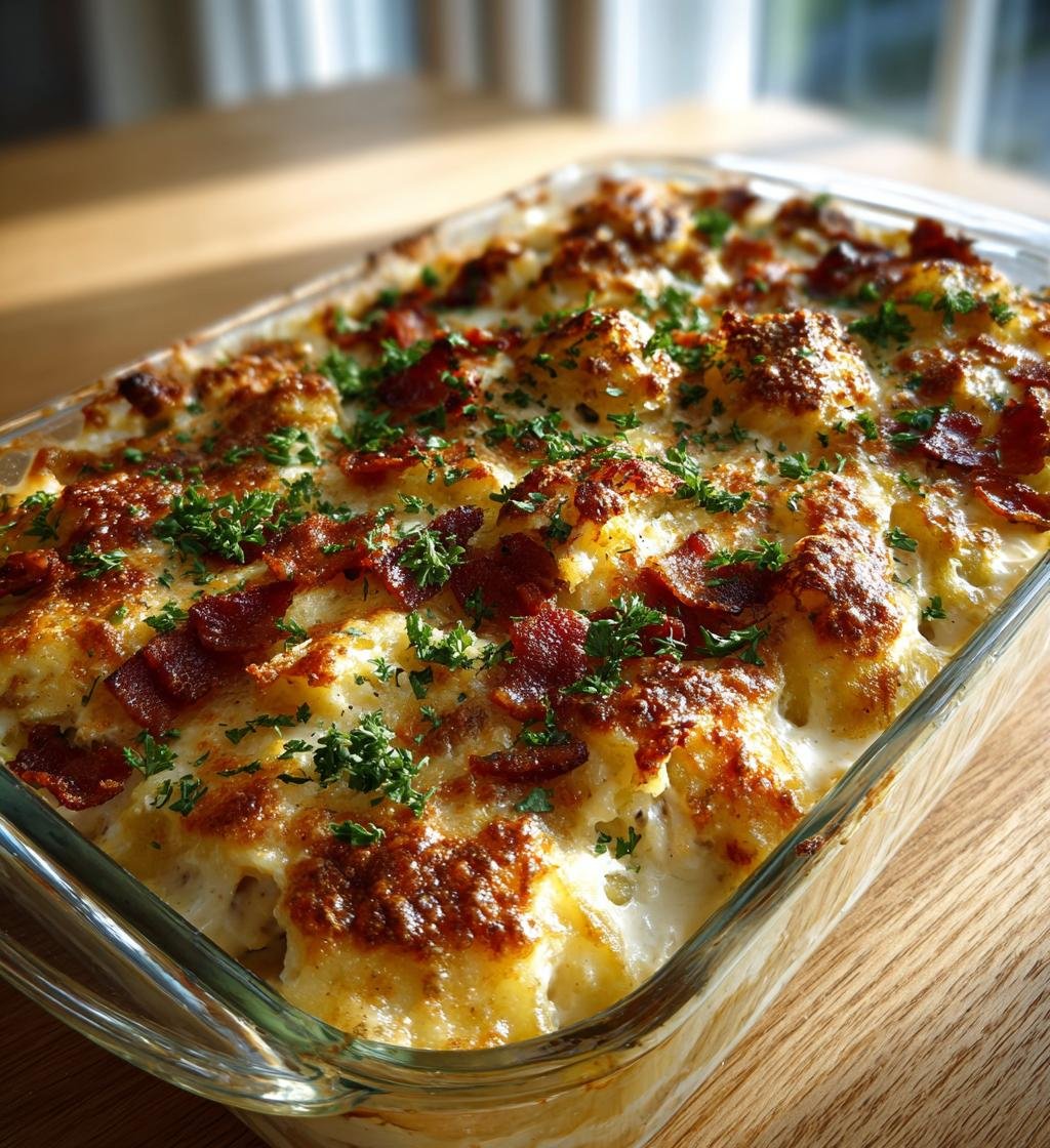 Kyckling- och bacongratäng med potatis och ranchsås – Enkel och God rätt! - steg för steg