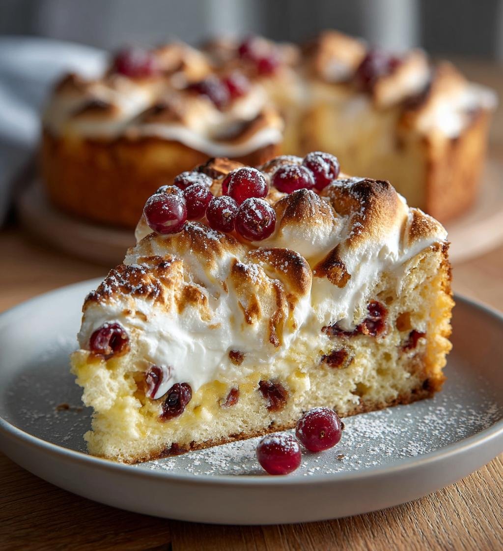 Krusbärskaka med marängtäcke – Enkel och God Dessert! - steg för steg