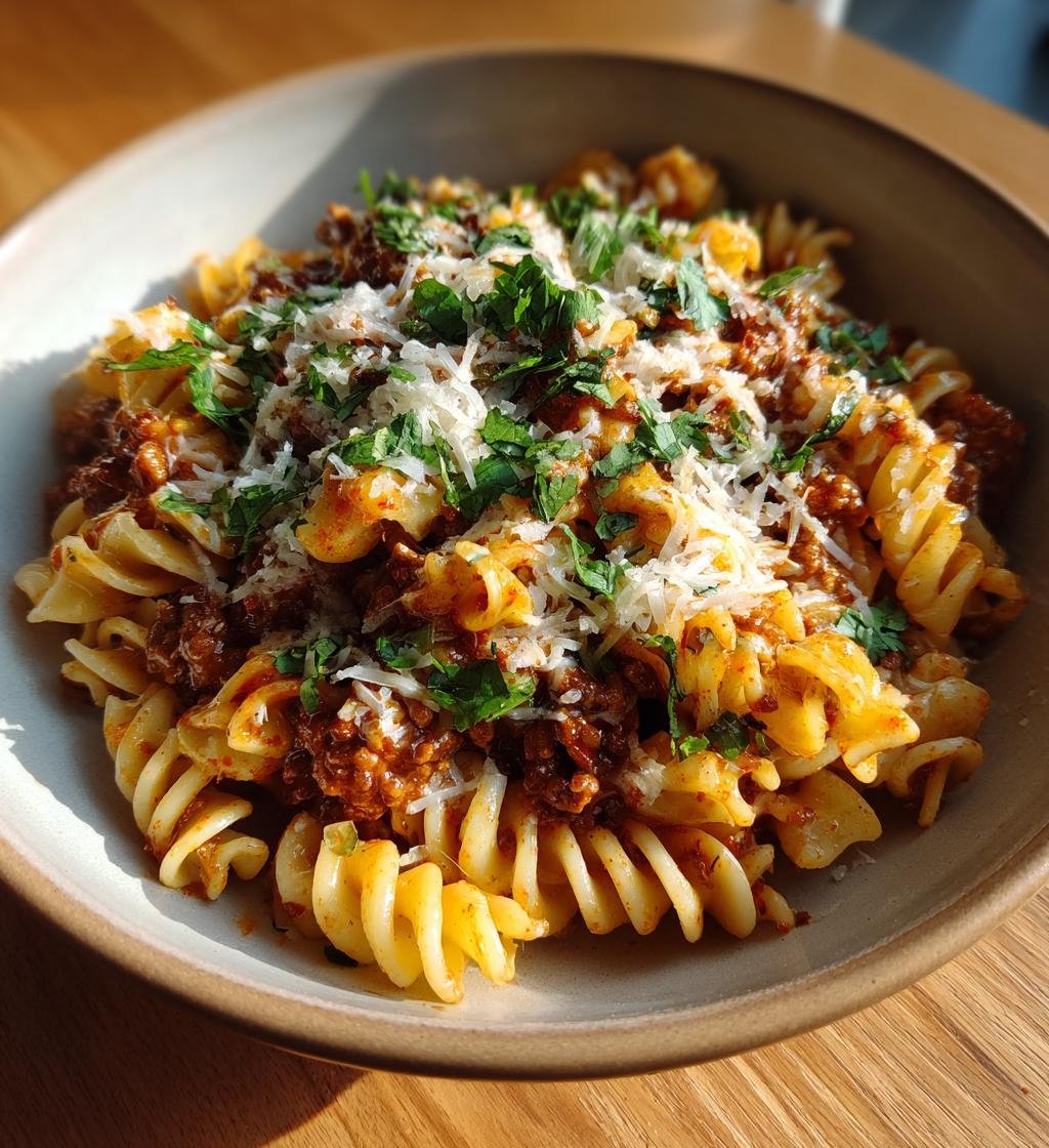 Krämig tacopasta med köttfärs och cheddar – Enkel & God rätt - steg för steg