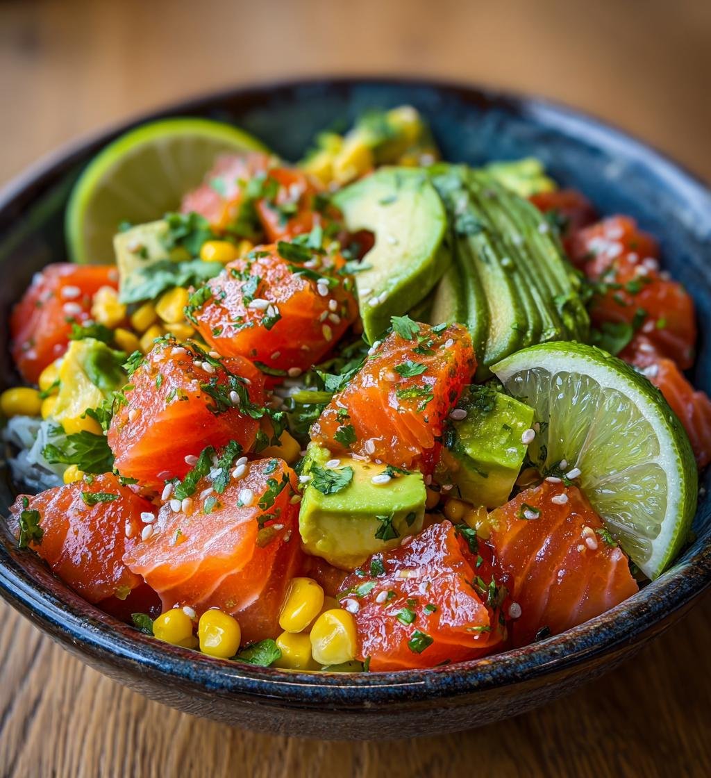 Laxtacobowl med avokado, majs och lime - Enkel och God Mix - steg för steg