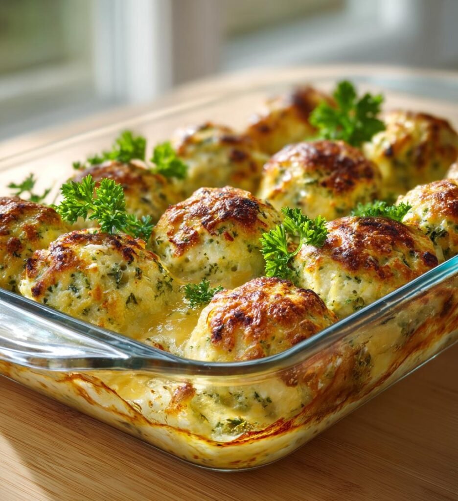Broccolibollar med havre, cheddar och senapsdipp