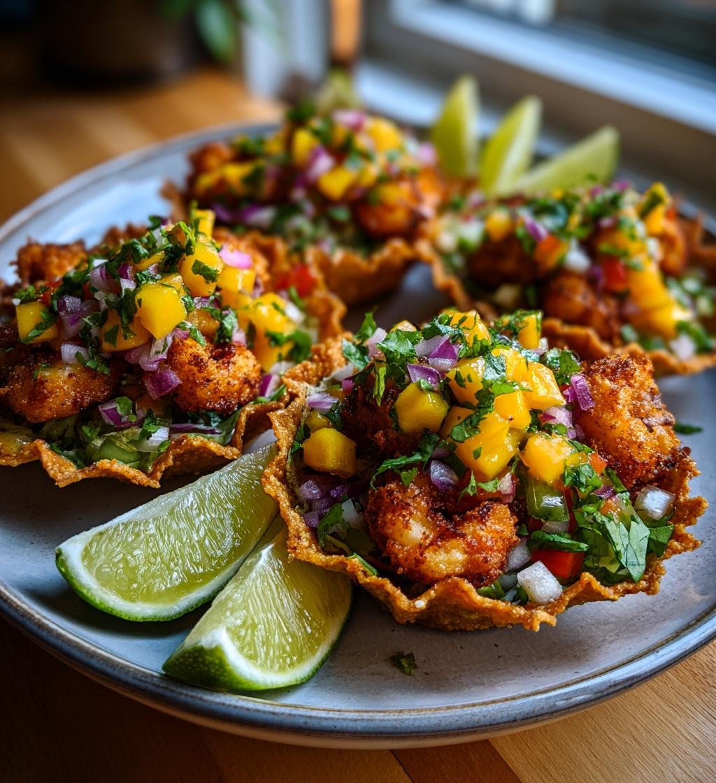 Räktacokorgar med mangosalsa – Enkel och God Middag