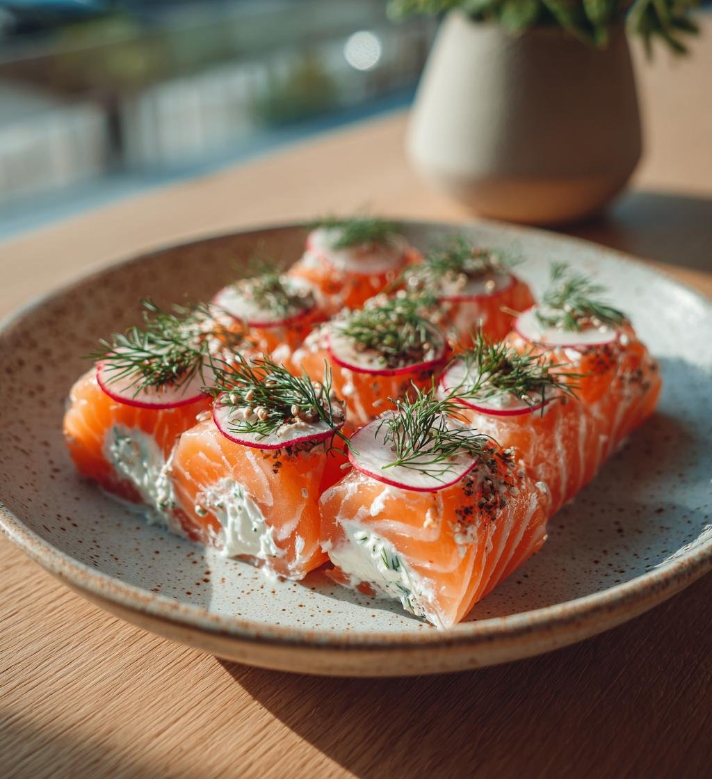 Rökt laxrulle med pepparrotskräm till påsk - Enkel och God - steg för steg