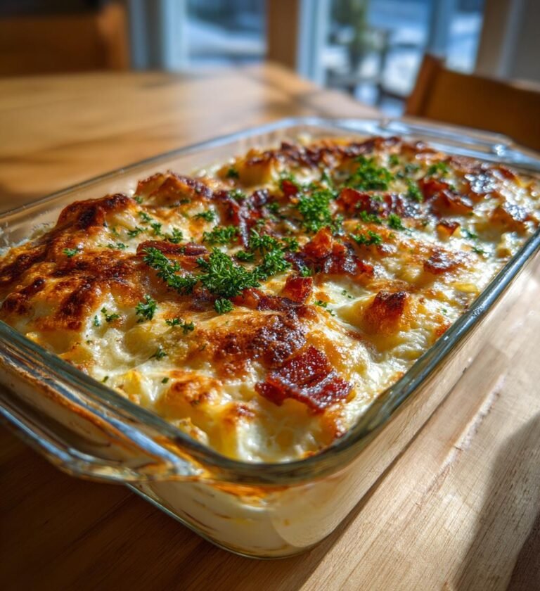Torskrygg med bacon, purjolök och gräddsås