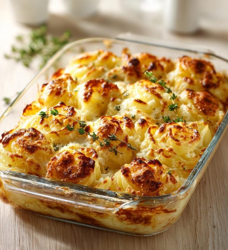 Potatisrosor med parmesan, vitlök och timjan