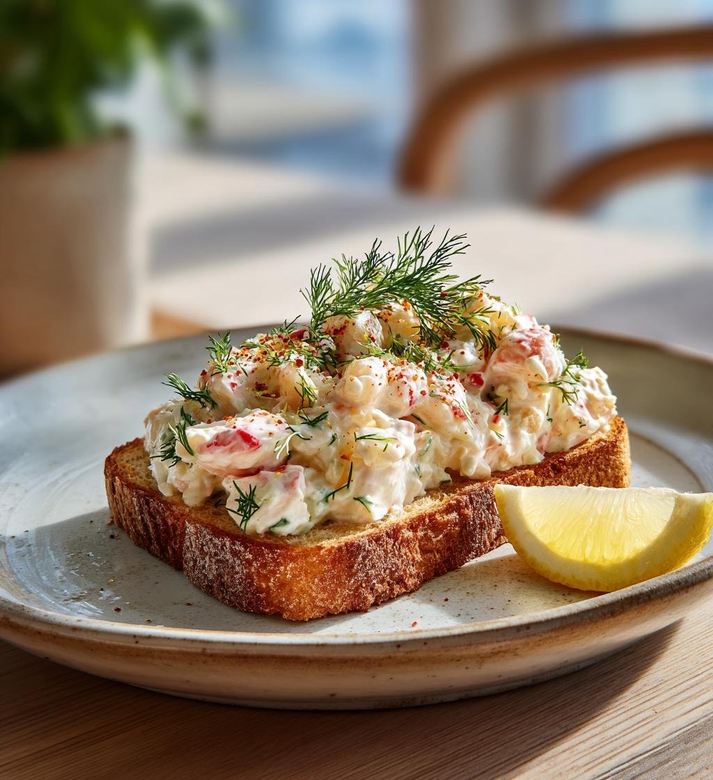 Toast Skagen med dill och citron – Enkel och God Skaldjursrätt - steg för steg