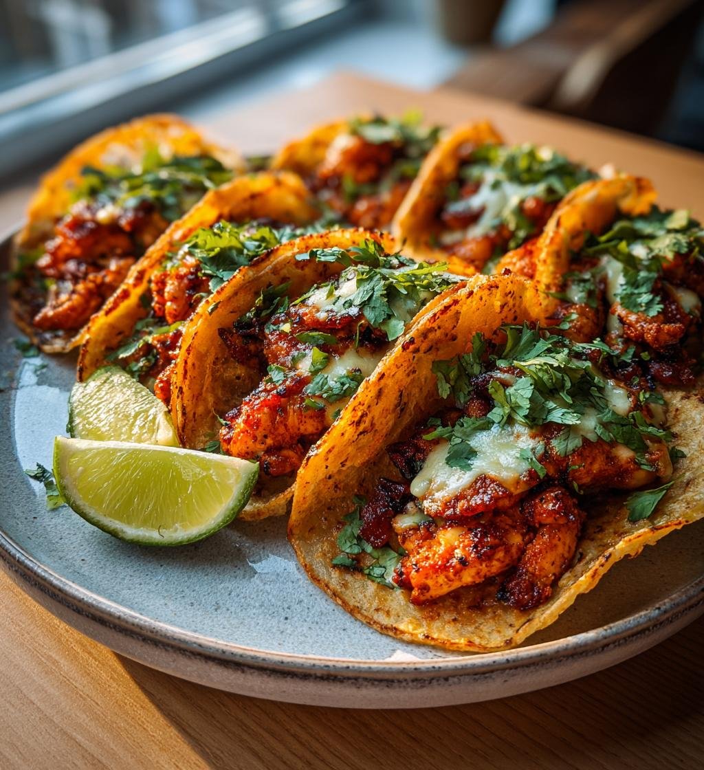 Frasiga rispapperstacos med kyckling, bacon och ost - Enkel och God! - steg för steg