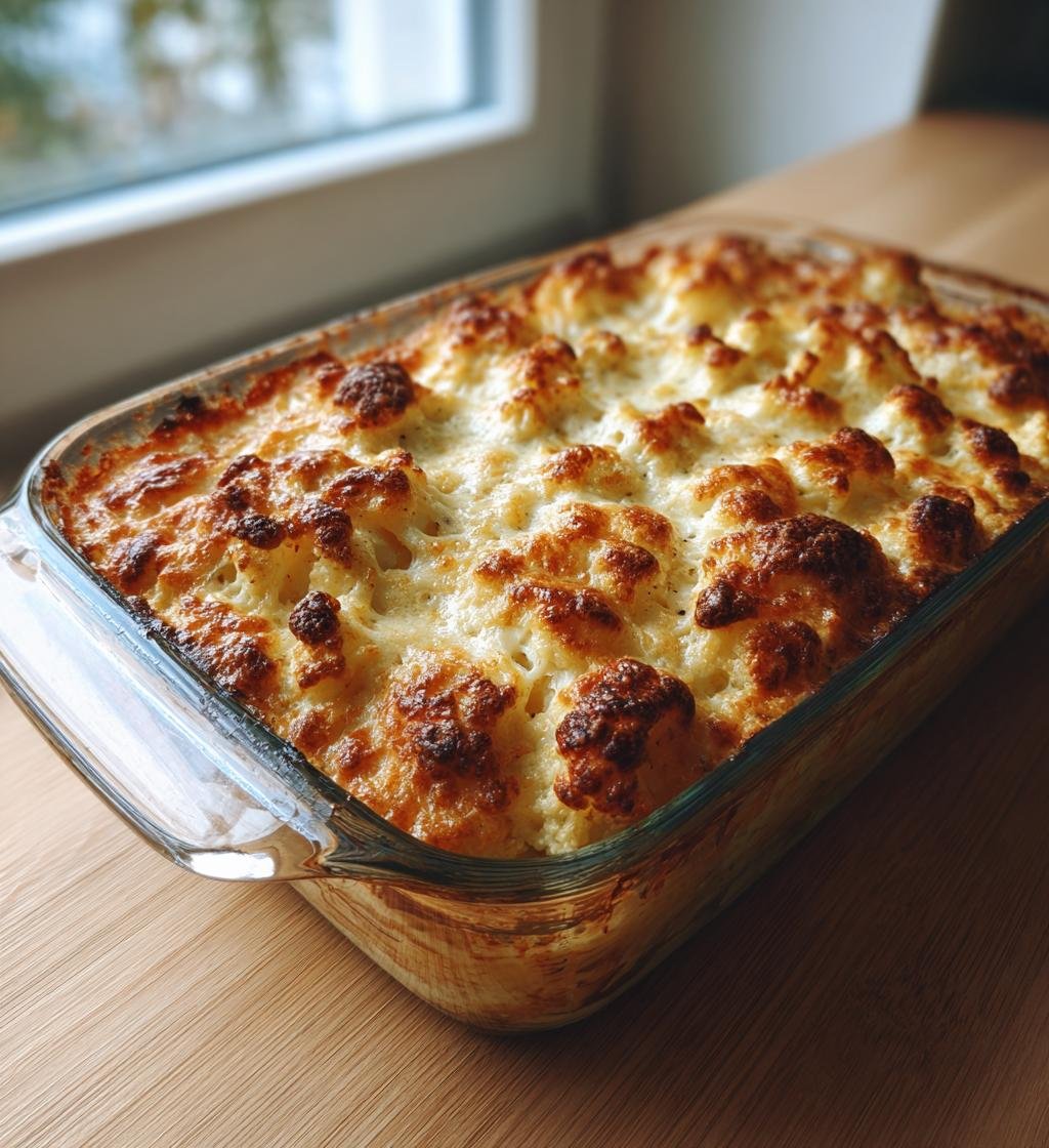 Blomkålsgratäng med curry, kokosmjölk och ost – Enkel och krämig rätt