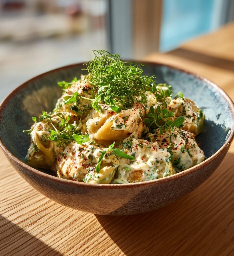 Frasiga kycklingknyten med broccoli och färskost