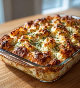 Kött- och potatispaj med frasigt osttäcke