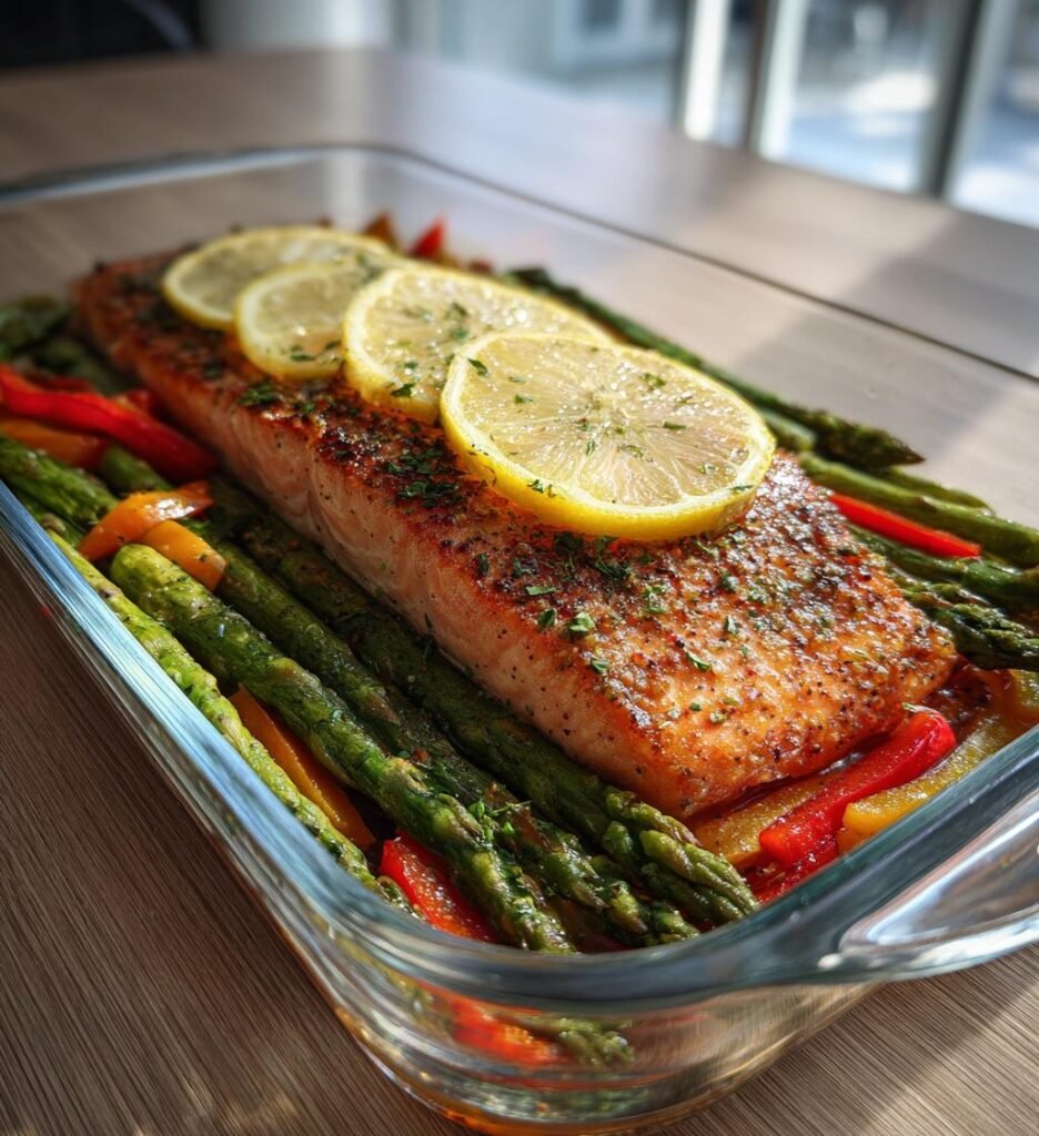 Laxpaket med grönsaker och citron