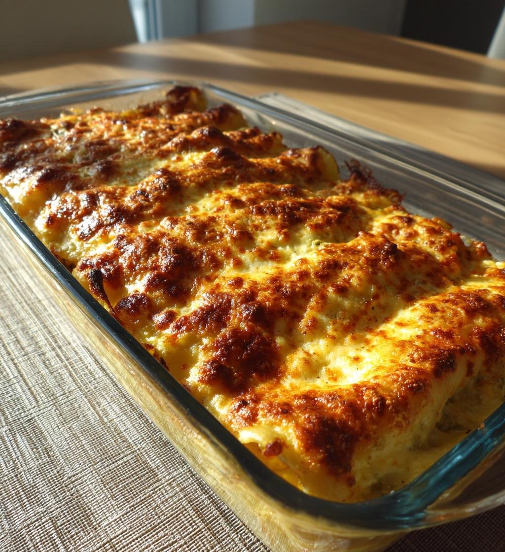 Kycklingcannelloni med broccoli och cheddar – Enkel och Krämig Middag - steg för steg