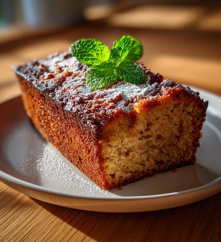 Semmelkladdkaka med mandel och kardemumma
