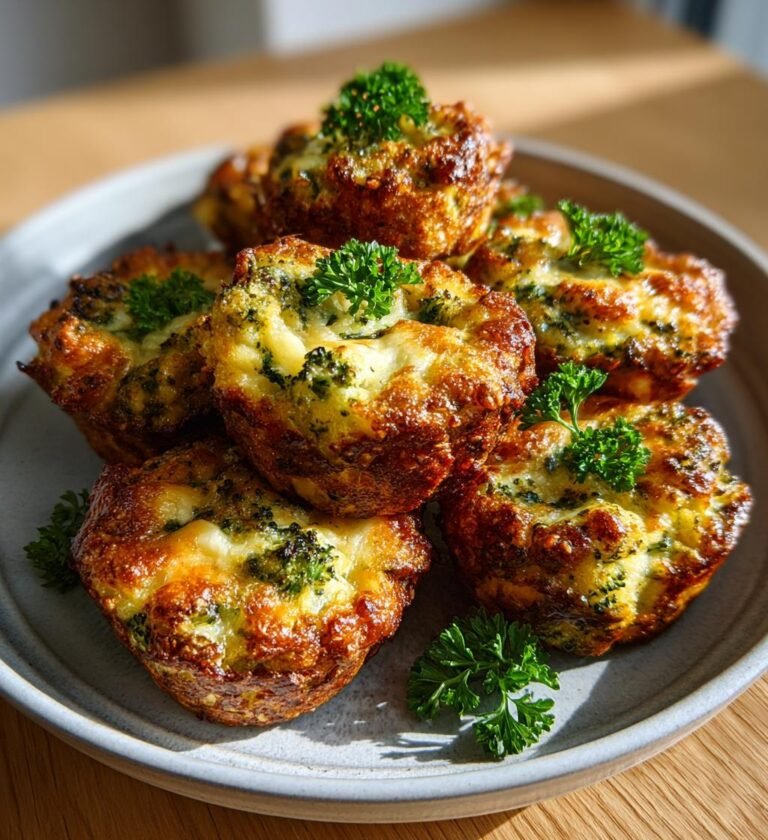Ris- och broccolibollar med smält ostkärna