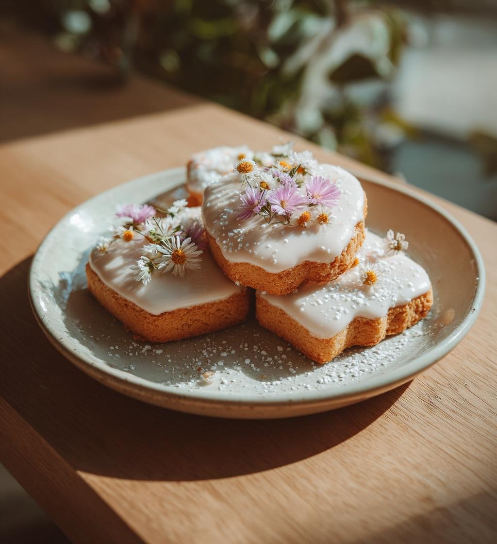 Vaniljhjärtan med mördeg – Enkla och Goda Kakor