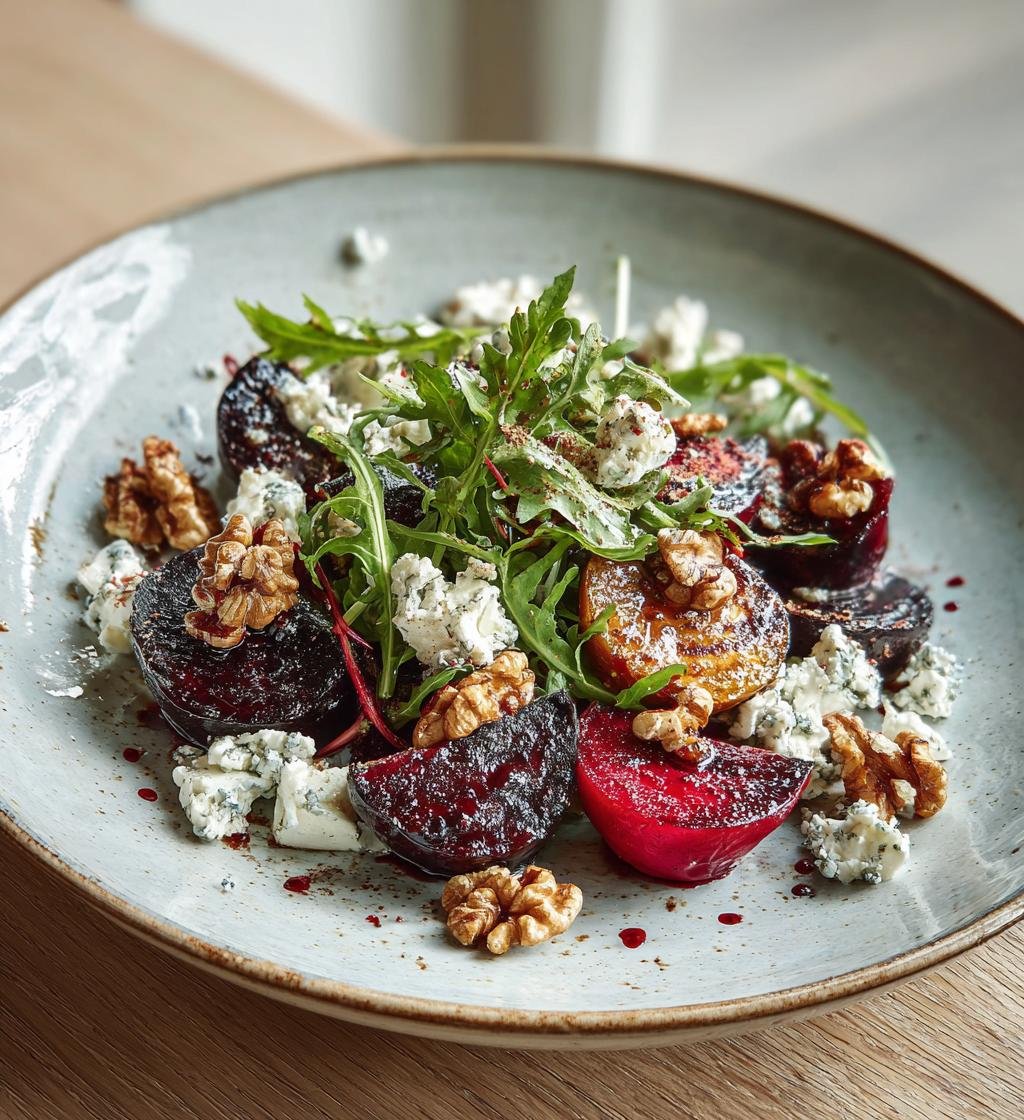 Rostade rödbetor med chèvre och valnötter - Enkel och God rätt - steg för steg