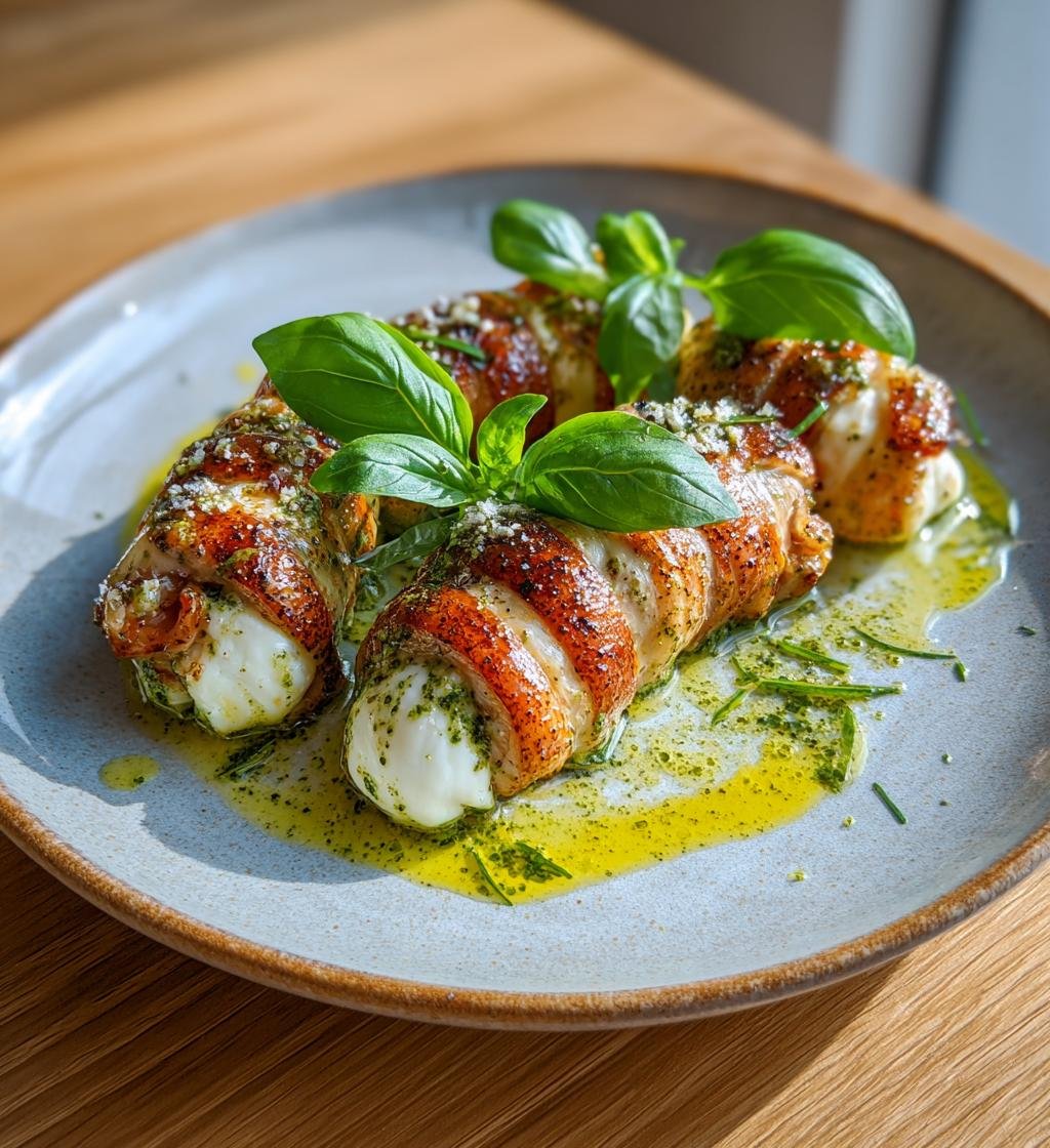 Kycklingrullar med pesto och mozzarella i citronsås - Enkel och God! - steg för steg