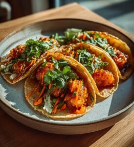 Frasiga räktortillas med chilimajonnäs