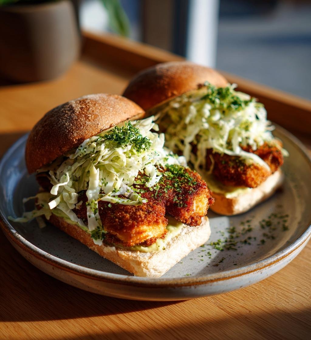 Frasig kycklingschnitzelmacka med kålsallad – Enkel och God - steg för steg