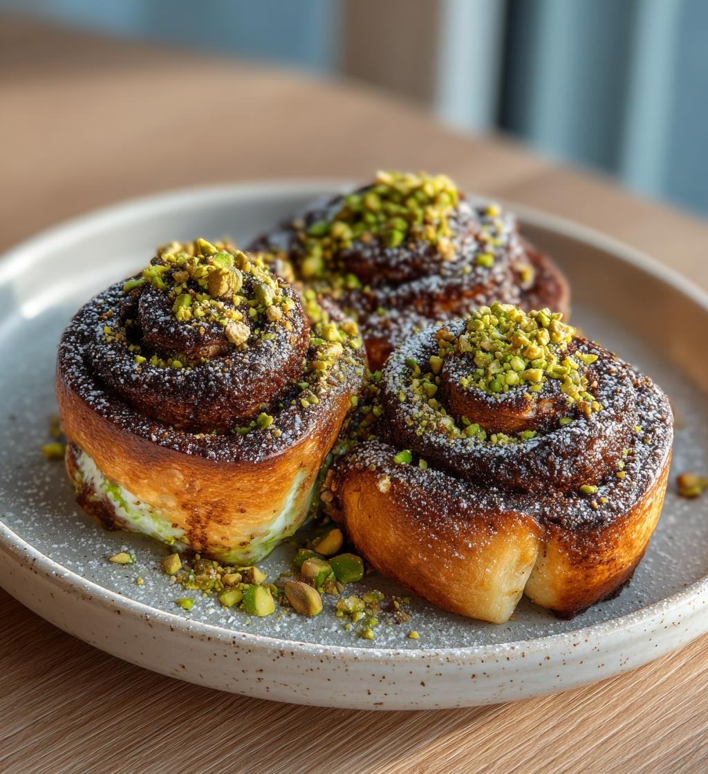 Chokladrullar fyllda med pistagekräm – En krämig och god dessert!