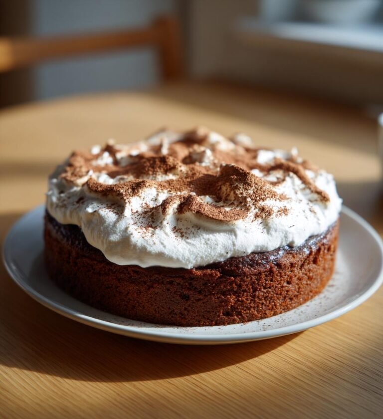 Valborgskladdkaka med marshmallowtäcke